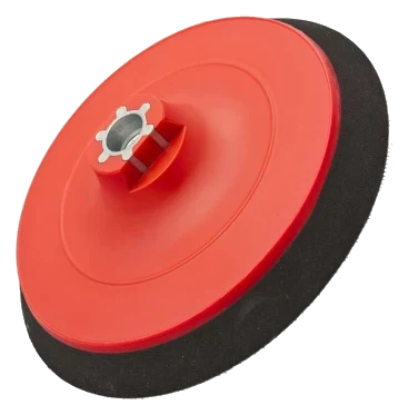 FLEXIPADS 150mm M14 x 2 Talerz mocujący SOFT czerwony