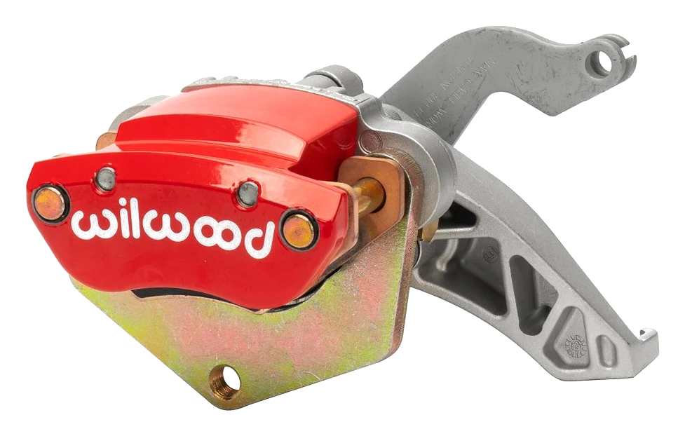 Zacisk hamulcowy 1 tłoczkowy Wilwood 120-17476 MC4 Mechanical prawy czerwony