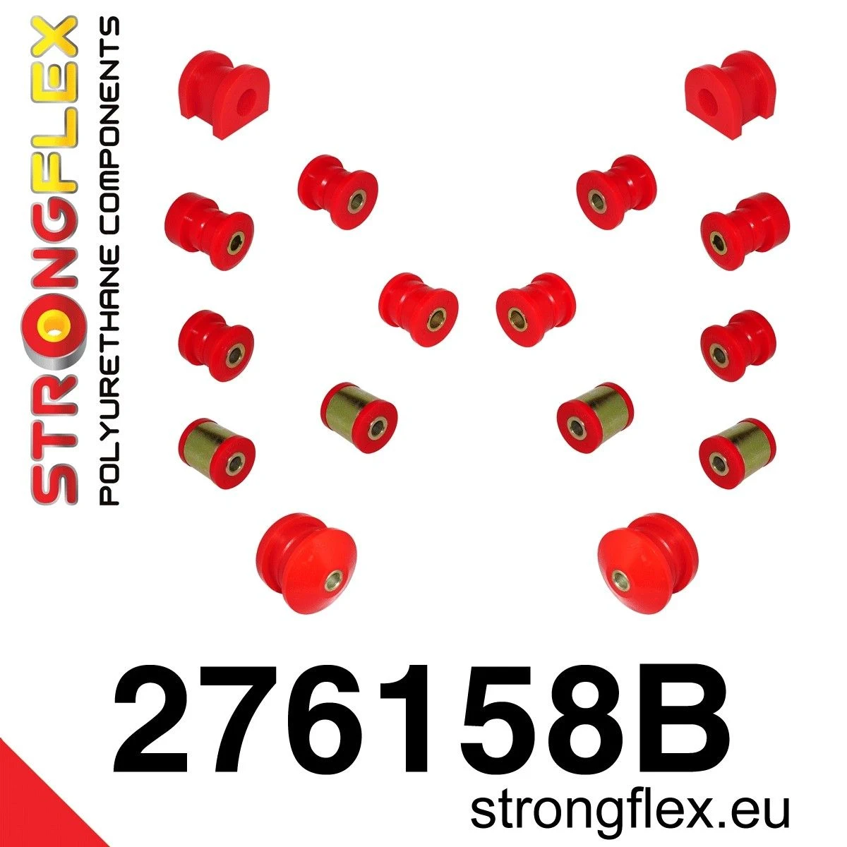 276158B: Zestaw tulei tylnego zawieszenia Subaru Baja