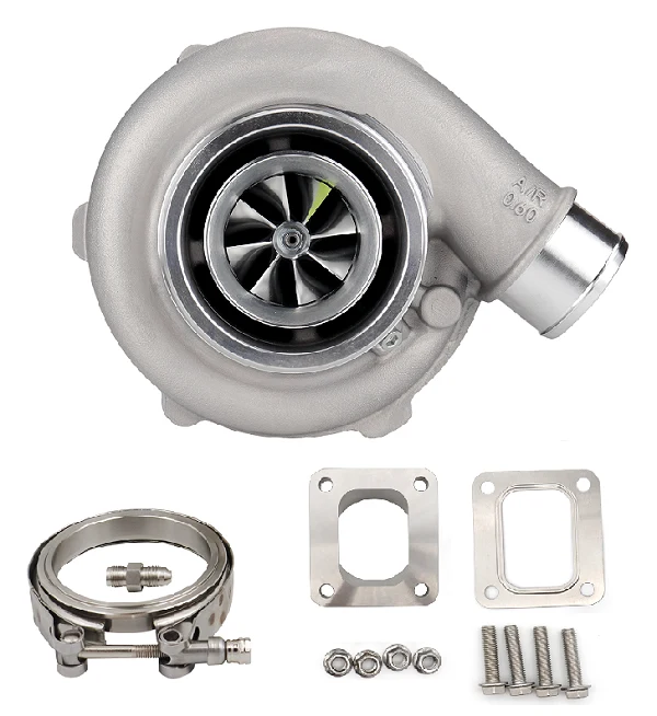 Turbosprężarka Pulsar PSR 3071R GEN2 650HP 1.03 T4 Wlot 3" V-Band Wylot Stal Nierdzewna Łożyska kulkowe
