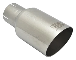 Uniwersalna końcówka tłumika okrągła 80mm długość 120mm średnica montażowa 50mm - NS1-08-1*/50