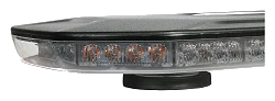 Lampa Ostrzegawcza Kogut LED Purelux Flash Panel 250 Slim Smukły 12V 24V 32W 25 cm