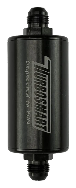 Liniowy filtr paliwa Turbosmart 8AN 10 um czarny