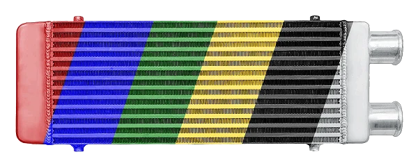 Intercooler 550x230x65mm jednostronny Kolor FMIC.EU