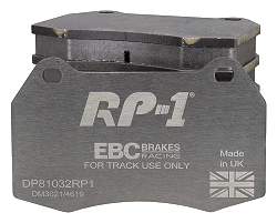 DP81032RP1 Sportowe klocki hamulcowe RP-1 Racing EBC Brakes BMW 8 Series E31 840 8 Series E31 850 Ferrari 456 550 575M LAMBORGHINI Diablo Maserati Coupe Ghibli AM336 Gransport GranTurismo Qu
