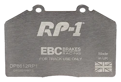 DP8612RP1 Sportowe klocki hamulcowe RP-1 Racing EBC Brakes Ferrari 348 F355 Porsche 911 944 968 456 550 575M LAMBORGHINI Diablo Maserati Coupe Gransport Spyder 3200 GT 4200 Coupe 928 Ferrari