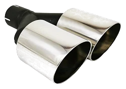 Uniwersalna końcówka tłumika okrągła 100mm długość 200mm średnica montażowa 50mm - N2-111/50