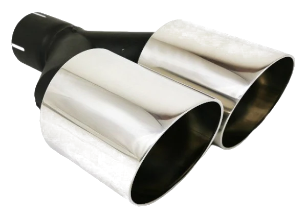 Uniwersalna końcówka tłumika okrągła 100mm długość 200mm średnica montażowa 50mm - N2-111/50