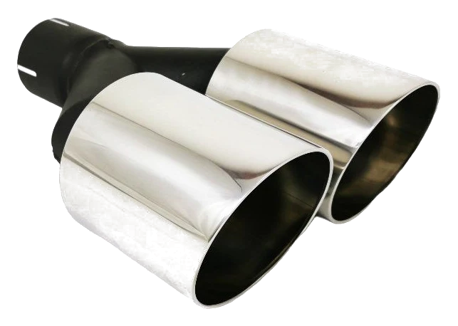 Uniwersalna końcówka tłumika okrągła 100mm długość 200mm średnica montażowa 50mm - N2-111/50