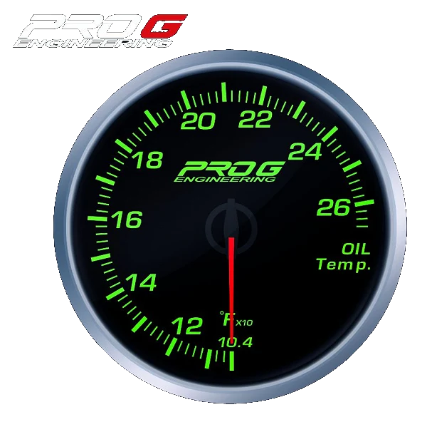 Wskaźnik Pro G Race Series RS, temperatury oleju °F GREEN 52mm