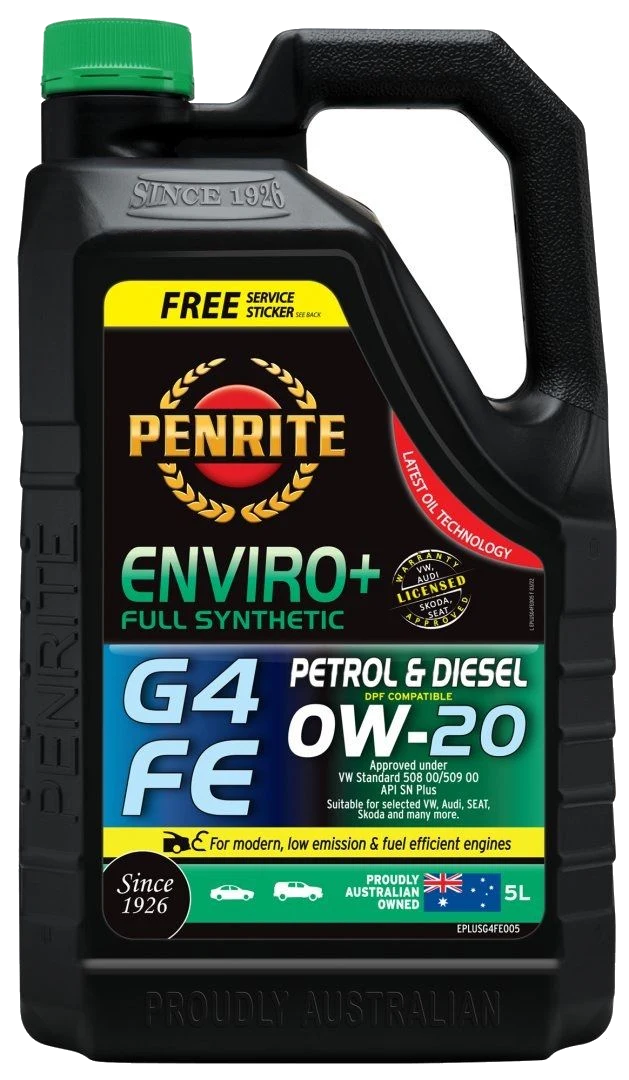 Olej silnikowy Penrite Enviro + G4 FE 0W20 Full Synthetic 5L
