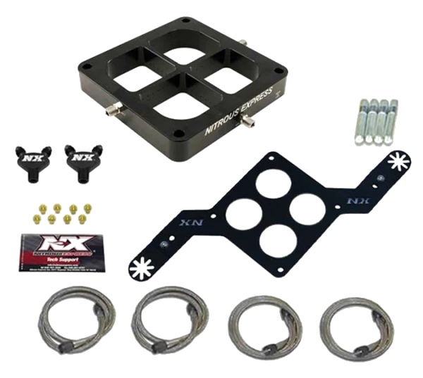 Dual Stage Billet Crossbar Plate Convesion 4500 Flange 100-500Hp Nitrous Express NX NX618