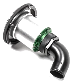 Remove Mount Vented Female Dry Break 1.5in Elbow Radium Engineering