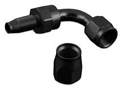 Końcówka Swivel FMIC.EU AN4 90' Viton czarna