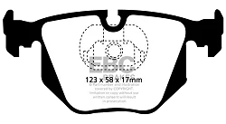 DP61118 Klocki hamulcowe GREENSTUFF EBC Brakes BMW X3 E83 X5 E53 Land Rover Range Rover L322 BMW X5 Land Rover Range Rover