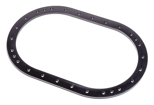 Fuel Cell Nut Ring Black Anodized Radium Engineering