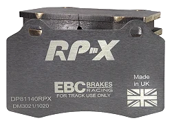 DP81140RPX Sportowe klocki hamulcowe RP-X Racing EBC Brakes Alfa Romeo 147 156 GTV Spider BUGATTI EB110 Chrysler USA Viper Citroen DS3 Dodge USA Viper DS DS3 Ferrari 360 F430 Fiat Coupe Ford