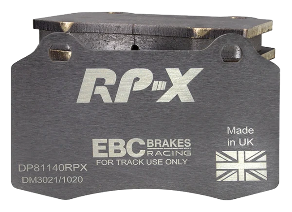 DP81140RPX Sportowe klocki hamulcowe RP-X Racing EBC Brakes Alfa Romeo 147 156 GTV Spider BUGATTI EB110 Chrysler USA Viper Citroen DS3 Dodge USA Viper DS DS3 Ferrari 360 F430 Fiat Coupe Ford