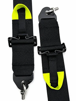Pasy sportowe pod HANS FMIC.Pro FIA 2031 8853-2016 6-punktowe (2+3)"x 3" Czarne