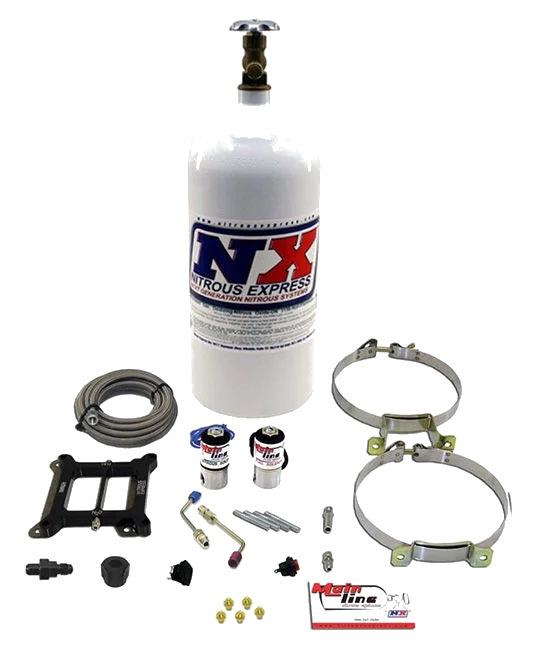 Zestaw mokry nitro Mainline Carb. System With 10Lb Bottle (4.5 kg) Nitrous Express NX-ML1000