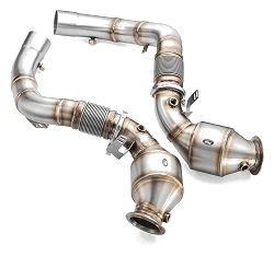 Downpipe BMW M5 F90 z katalizatorem HJS 300 CPSI EURO 6 - PROM.112126C/L-C/P