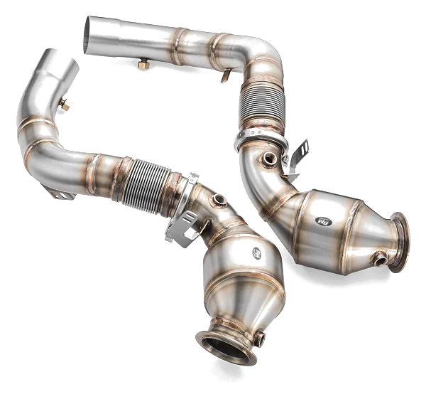 Downpipe BMW M5 F90 z katalizatorem HJS 300 CPSI EURO 6 - PROM.112126C/L-C/P