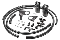 Dual Catch Can Kit for Mitsubishi EVO X Fluid Lock Radium Engineering