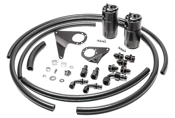 Dual Catch Can Kit for Mitsubishi EVO X Fluid Lock Radium Engineering