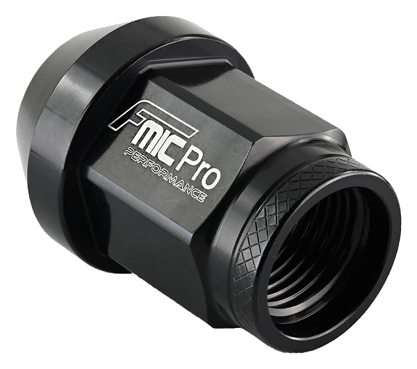 Kuta nakrętka aluminiowa do kół FMIC.Pro M14x1.25 Czarna 1 szt.  stożkowa przelotowa 7075-T6