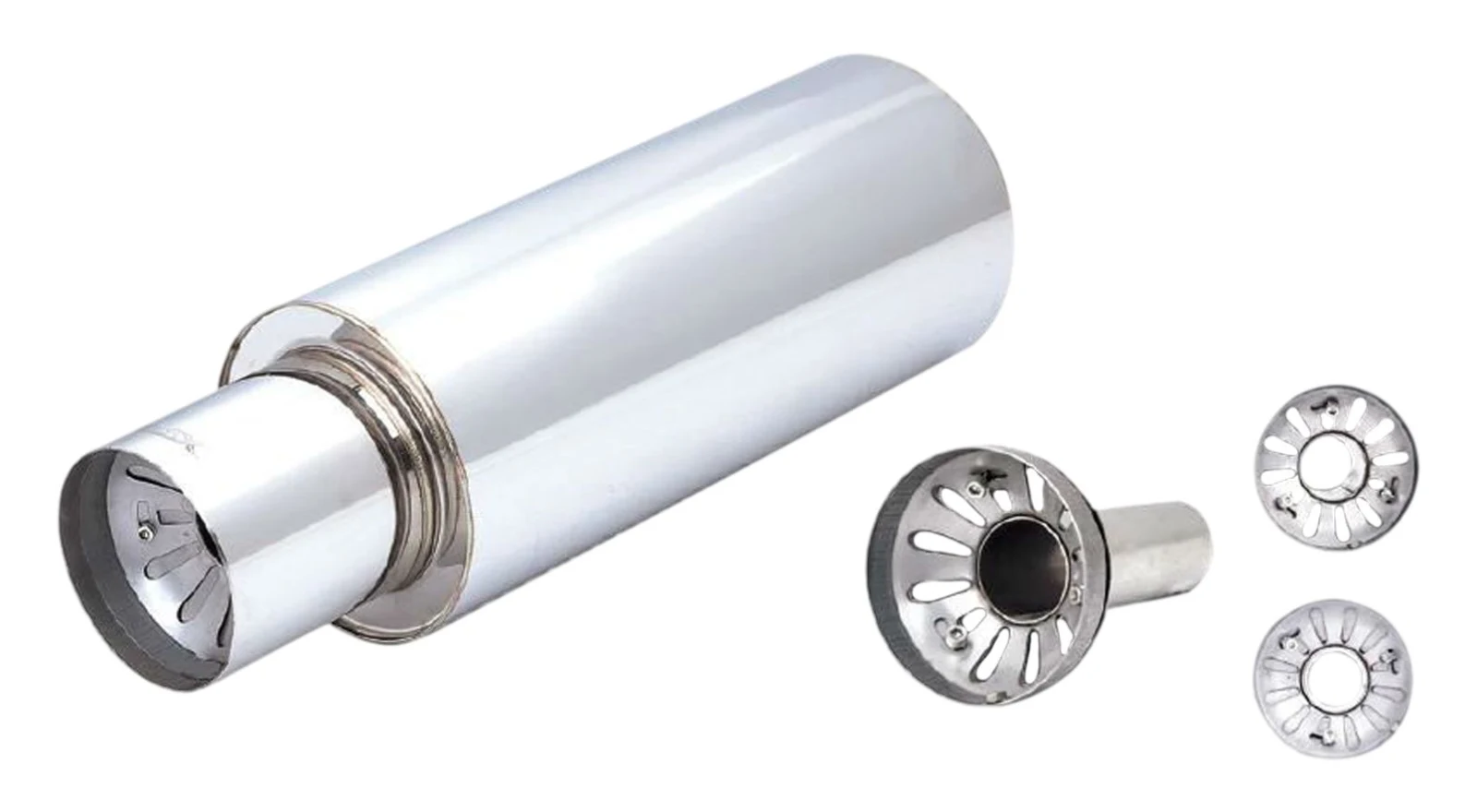 Tłumik przelotowy z silencerem  XForce 4.5" 2.5" - LP02-2.5