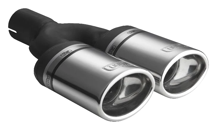 Uniwersalna końcówka tłumika owalna 95×65mm długość 160mm średnica montażowa 45mm - N2-10K/45