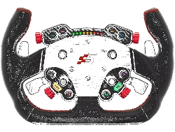 Skórzana Kierownica GT 325mm Typ C SIMAGIC Łopatki Zmiany Biegów Symulator Simracing