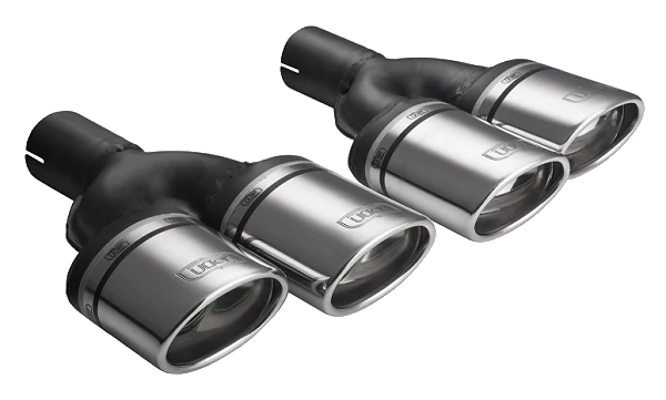 Uniwersalna końcówka tłumika owalna 95×65mm długość 200mm średnica montażowa 55mm - N2-10-1P/55