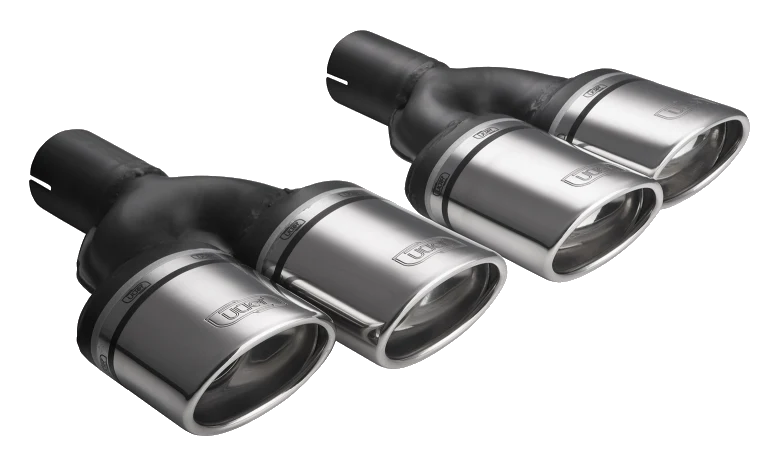 Uniwersalna końcówka tłumika owalna 95×65mm długość 200mm średnica montażowa 55mm - N2-10-1P/55
