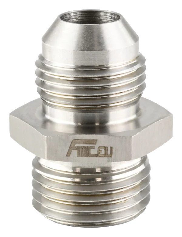 AN8 1/2" NYPEL STALOWY ADAPTER MĘSKO MĘSKI