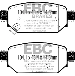 DPX3081 Klocki hamulcowe ULTIMAX2 EBC Brakes Mazda 3 BN CX3