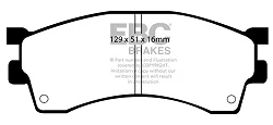 DP1236 Klocki hamulcowe ULTIMAX2 EBC Brakes KIA Carens Clarus