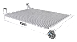 Uniwersalna chłodnica wody FMIC.Pro 686 mm x 508 mm x 76 mm Dual-Pass