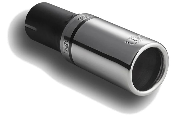 Uniwersalna końcówka tłumika okrągła 60mm długość 90mm średnica montażowa 50mm - N1-03*/50