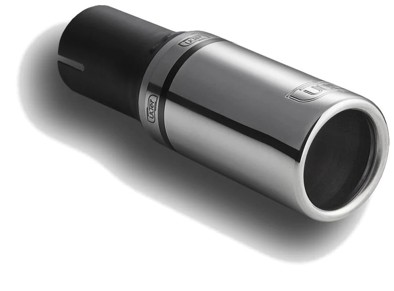 Uniwersalna końcówka tłumika okrągła 60mm długość 90mm średnica montażowa 50mm - N1-03*/50