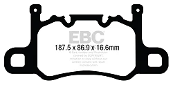 DP42207R Klocki hamulcowe YELLOWSTUFF EBC Brakes BENTLEY Continetal Flying Spur Porsche 911 991 Cayman 981 Cayman 718 Porsche 911 991 911 991/2 911 991 GT3 911 991/2 GT3 911 991/2 GT3 RS Cay