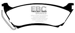 DP1233 Klocki hamulcowe ULTIMAX2 EBC Brakes Mercedes-Benz MClass W163 ML230 MClass W163 ML320