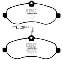 DP1970 Klocki hamulcowe ULTIMAX2 EBC Brakes Citroen Dispatch Combi Citroen COMMERCIAL Jumpy Fiat COMMERCIAL Scudo Peugeot E7 Expert Tepee Peugeot COMMERCIAL Expert Toyota COMMERCIAL Proace D