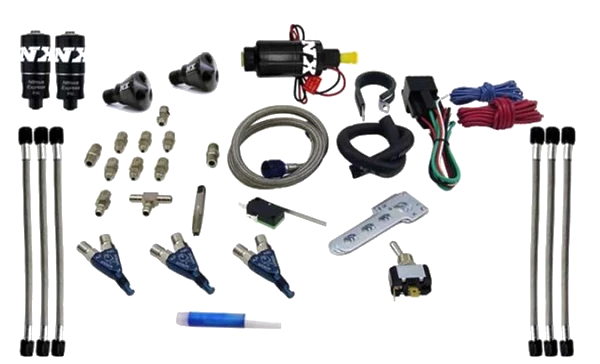 Three Cylinder Piranha System without Bottle Nitrous Express NX 60033-00P