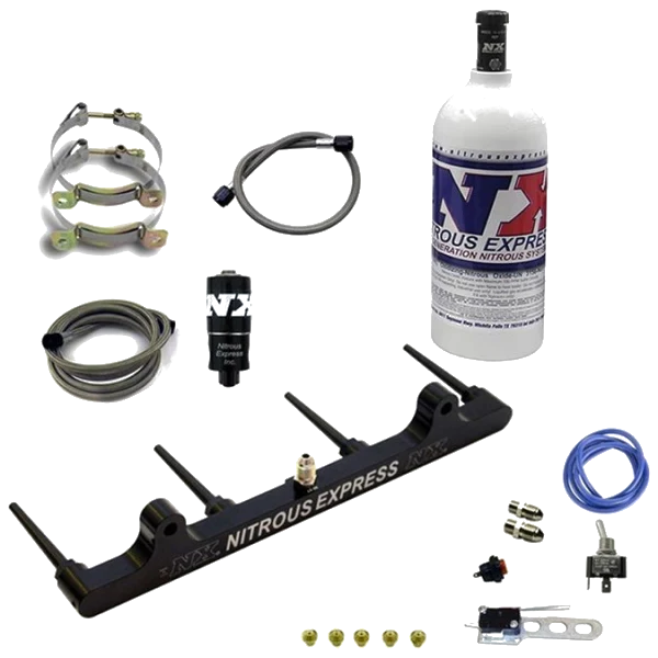 Billet Spray Bar System for Hayabusa 2008+ with 1Lb Bottle Nitrous Express NX 62201-1.0P - USA-NX-62201-1.0P