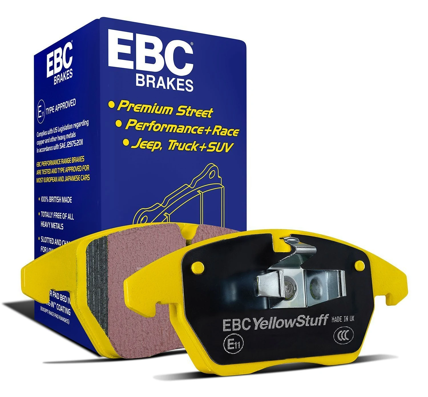 DP42479R Klocki hamulcowe YELLOWSTUFF EBC Brakes Audi A3 Cupra Seat Leon Skoda Superb VW Golf Passat