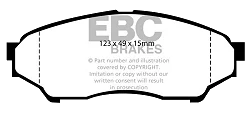 DP1347 Klocki hamulcowe ULTIMAX2 EBC Brakes Mitsubishi Shogun Pinin