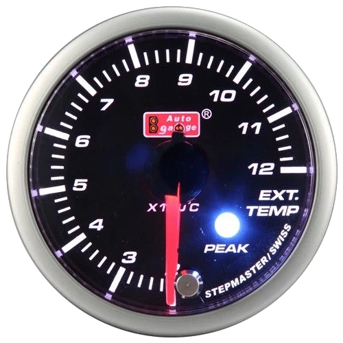 Auto Gauge Wskaźnik EGT bursztynowy