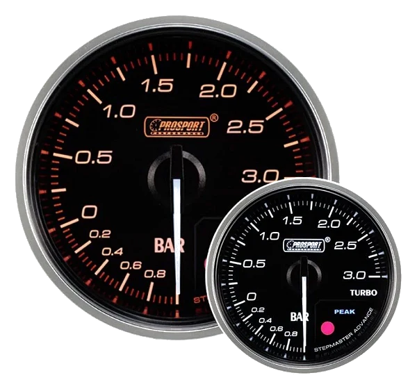 RTMG Performance 60mm Prosport Supreme Series Electrical Boost Gauge