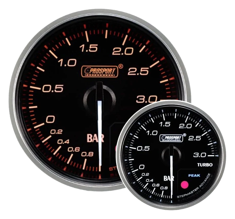 RTMG Performance 60mm Prosport Supreme Series Electrical Boost Gauge